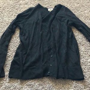Black cardigan